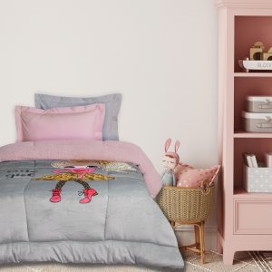 Das Kids Κουβερτοπαπλωμα 160x220 4971 Grey - Pink