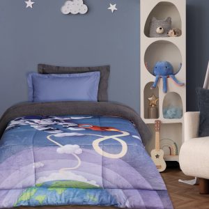 Das Kids Κουβερτοπαπλωμα 160x220 4975 Blue - Grey