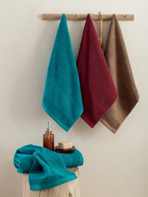 Palamaiki Σετ Πετσετες Towels Collection ROKE PETROL