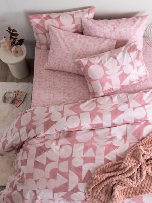 Palamaiki Σετ Υπέρδιπλα Σεντόνια Fashion Life 240x260 FL6289 Χωρίς Λάστιχο