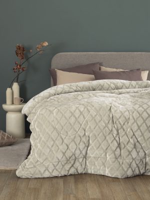Palamaiki Κουβερτοπάπλωμα King size 240x260 NADINE/5 ICE