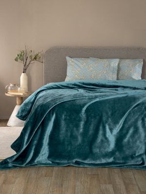 Palamaiki Κουβέρτα Fleece 220x240 LUCY PETROL