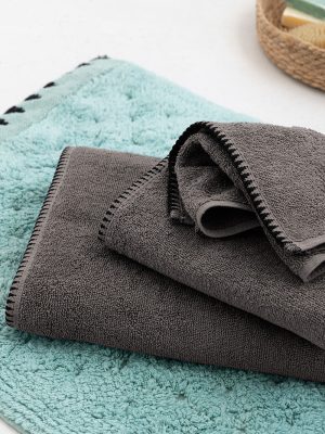 Palamaiki Πετσέτα Λουτρού Towels Collection 80x160 BROOKLYN COAL