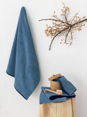 Palamaiki Πετσέτα Λουτρού Towels Collection 80x160 BROOKLYN BLUE
