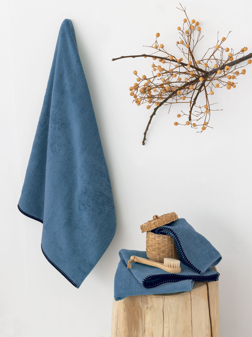 Palamaiki Πετσέτα Λουτρού Towels Collection 80x160 BROOKLYN BLUE