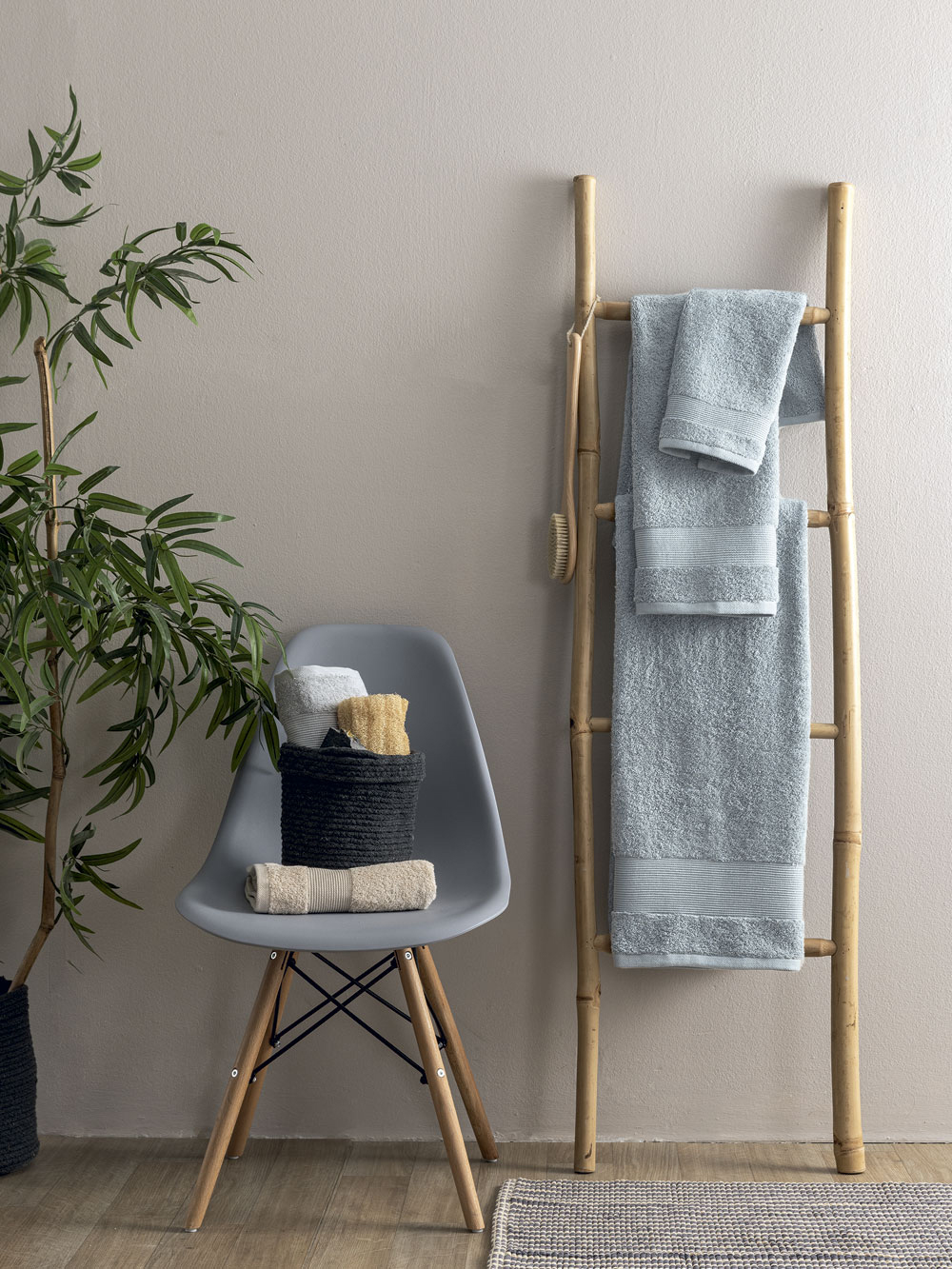 Palamaiki Πετσέτα Χεριών Towels Collection 30x50 NAYA SILVER