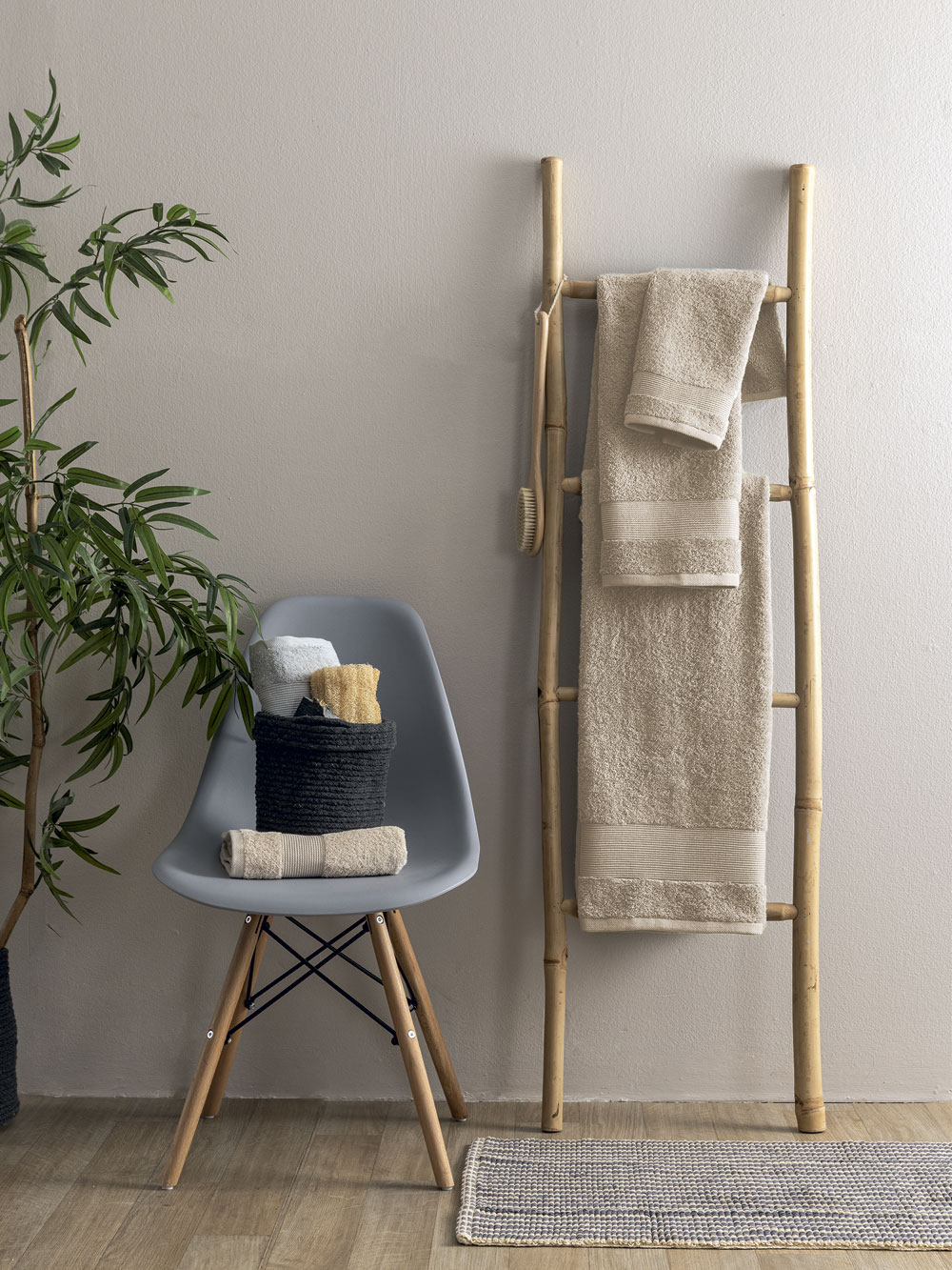 Palamaiki Πετσέτα Χεριών Towels Collection 30x50 NAYA FOG