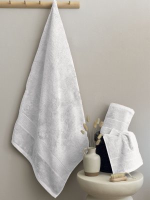 Palamaiki Πετσέτα Λουτρού Towels Collection 80x160 VINS WHITE