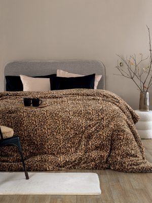 Palamaiki Κουβερτοπάπλωμα Υπέρδιπλο 220x240 DEVA BEIGE