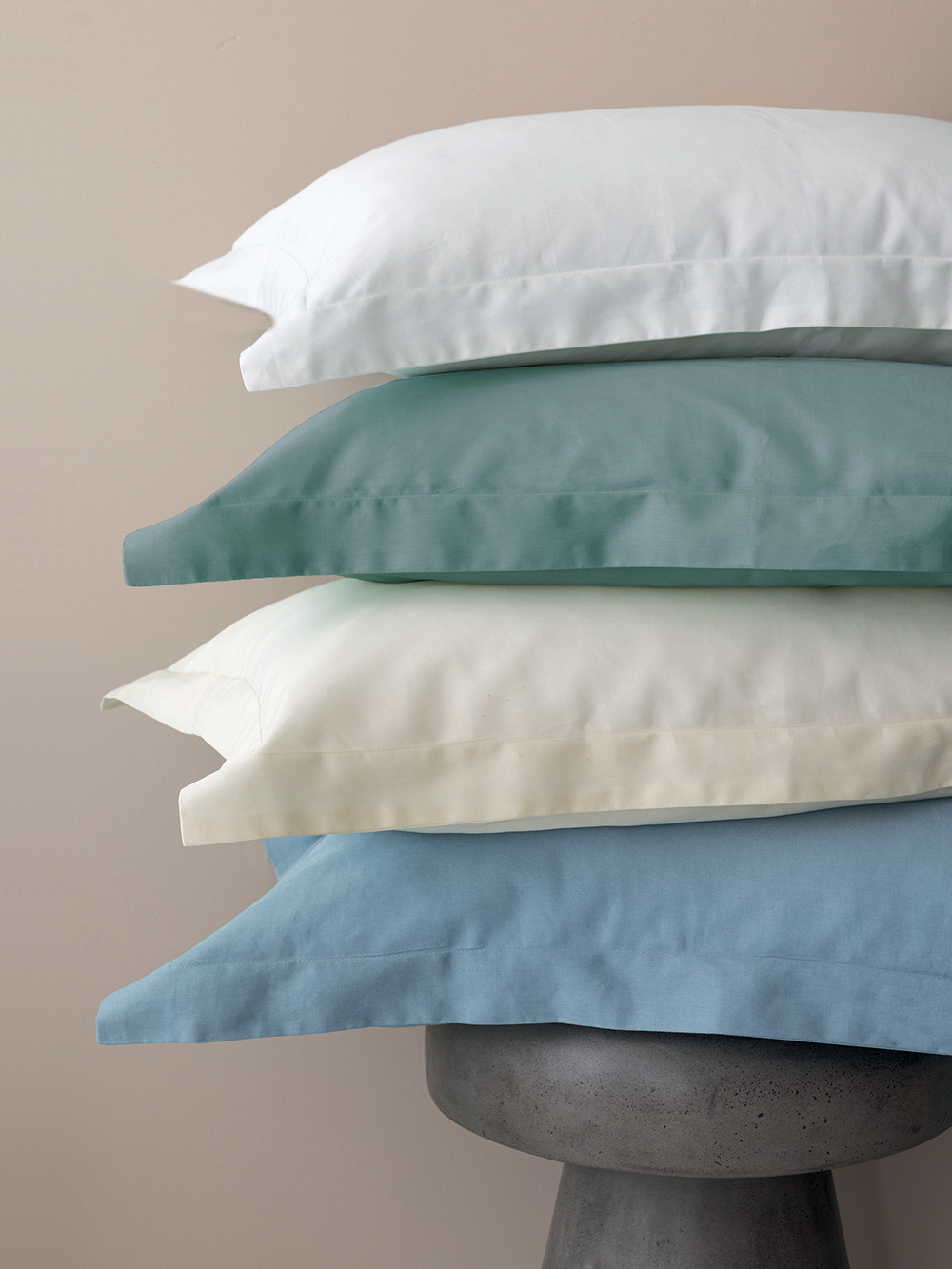 Palamaiki Ζεύγος Μαξιλαροθήκες Oxford 52x72 Posh Sateen GREEN