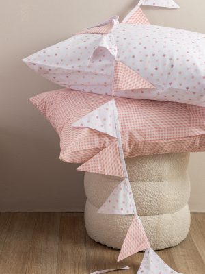 Palamaiki Ζεύγος Μαξιλαροθήκες 52x72 BB101 ROSE