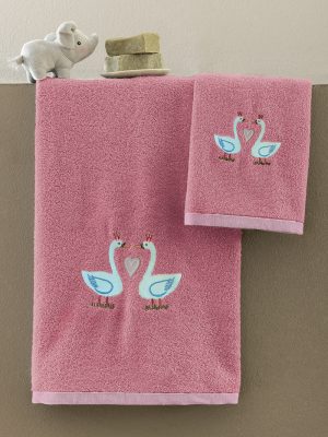 Palamaiki Σετ Παιδικές Πετσέτες Kids Bath SWAN
