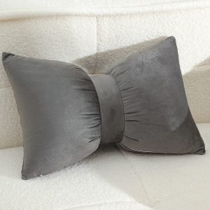 Melinen Home Διακοσμητικο Μαξιλαρι Bow Grey (50Χ35) 50Χ35
