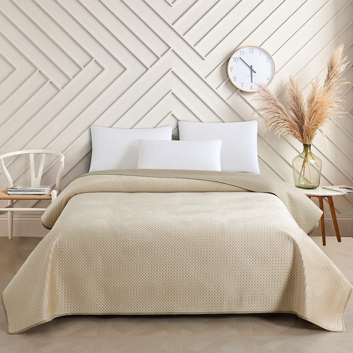 Melinen Home Κουβερλι King Size Omnia Greige (260Χ240) 260X240
