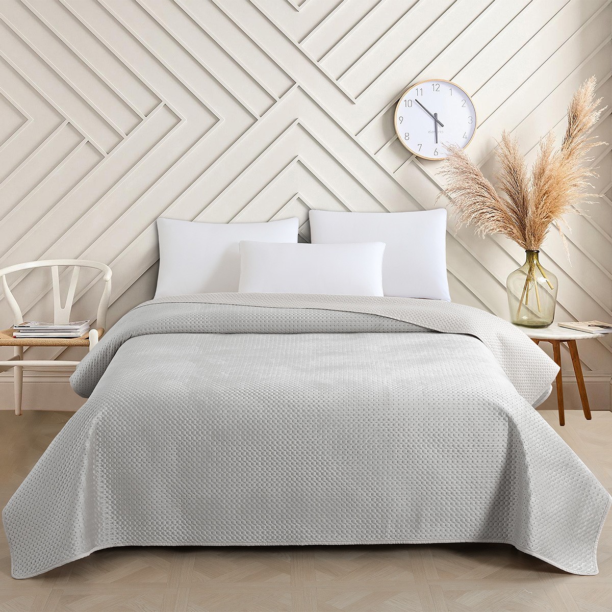 Melinen Home Κουβερλι King Size Omnia Grey (260Χ240) 260X240