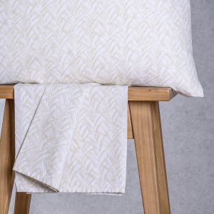 Melinen Home Σεντονι (Σετ 3 Τεμ.) 160Χ200+32 Coral Light Grey Ultra Line Mini 50Χ70cm