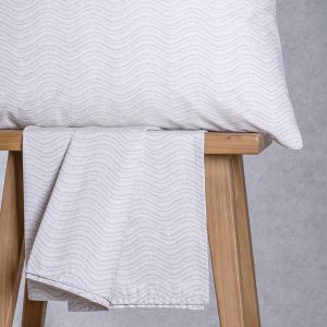 Melinen Home Σεντονι (Σετ 3 Τεμ.) 160Χ200+32 Maverick Light Grey Ultra Line Mini 50Χ70cm
