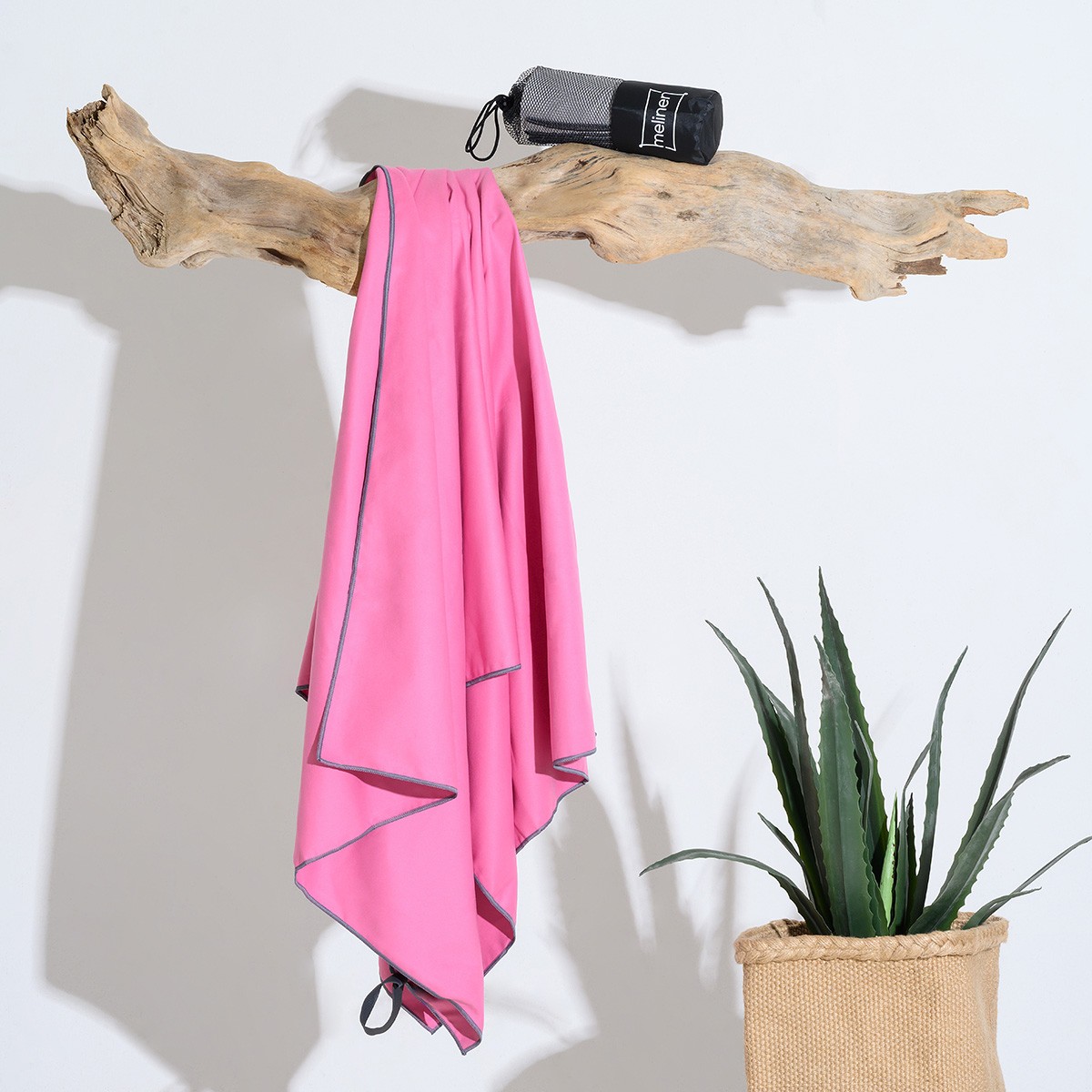 Melinen Home Πετσετα Microfiber Gym Fuchsia (80Χ170) 80Χ170