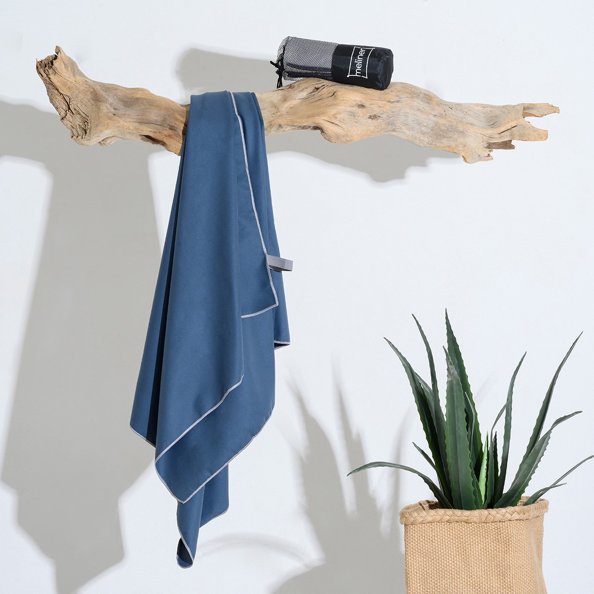 Melinen Home Πετσετα Microfiber Gym Dark Grey 50Χ90