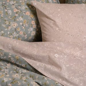 Melinen Home Σετ Μαξιλαροθηκες (Π) Amy Aqua Ultra Line (50Χ70) 50Χ70