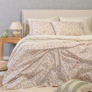 Melinen Home Σετ Σεντονια Υπερδιπλα (Λ) Amy Beige Ultra Line (160Χ200+32) 235Χ270