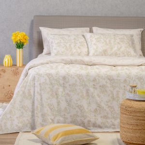 Melinen Home Σετ Σεντονια Διπλα Rea Beige Casual Line (205X270) 205Χ270
