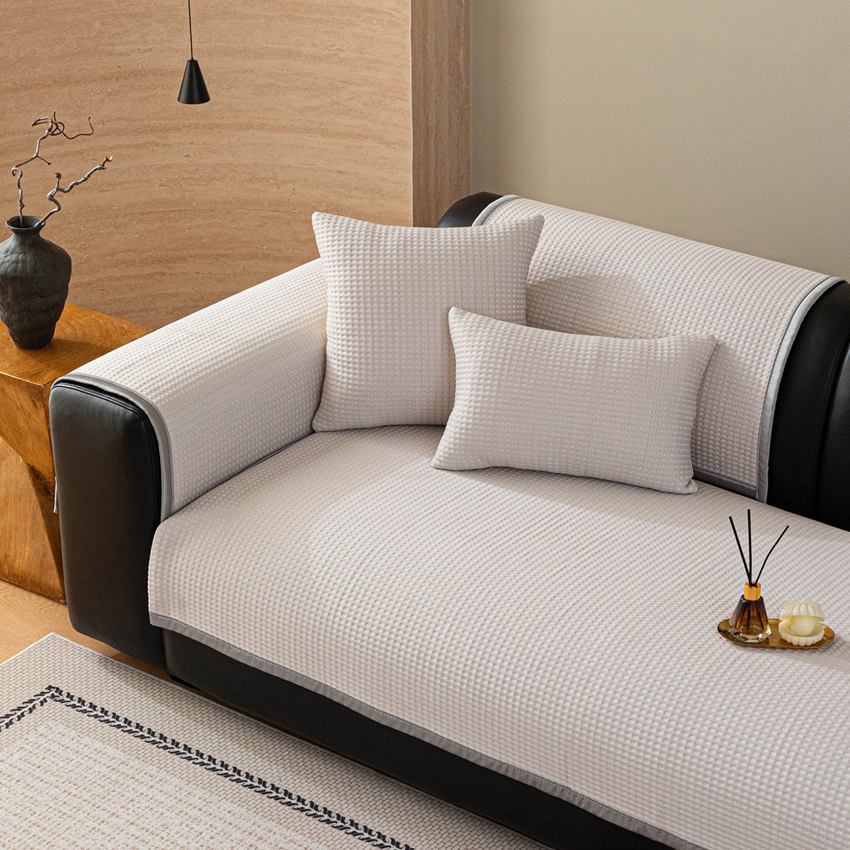 Melinen Home Μπρατσο Καναπε August Silver (90X90) 90X90