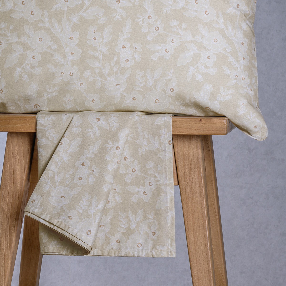 Melinen Home Σεντονι (Σετ 3 Τεμ.) 160Χ200+32 Amy Beige Ultra Line Mini 50Χ70cm