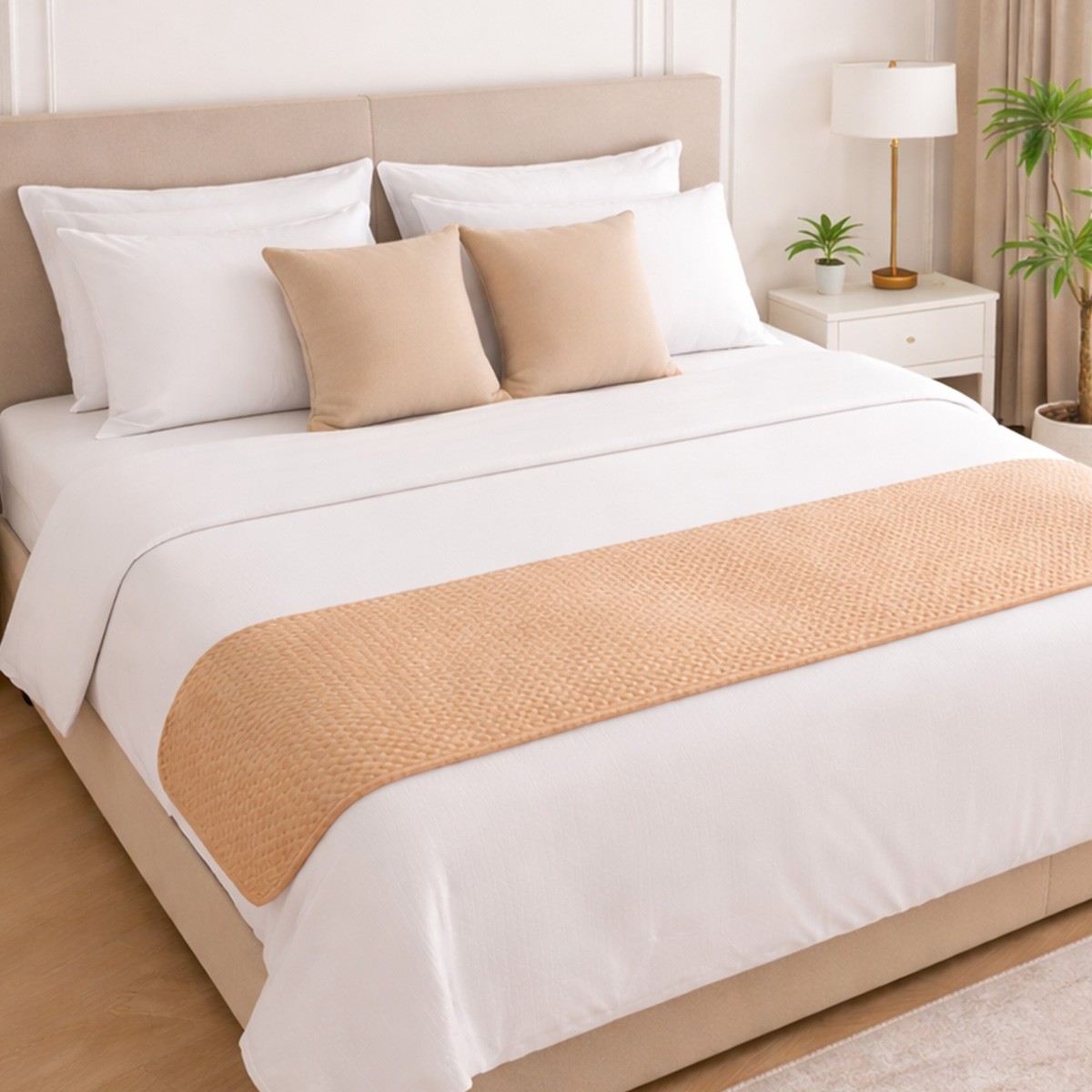 Melinen Home Τραβερσα Κρεβατιου Omnia Beige (55Χ250) 55X250