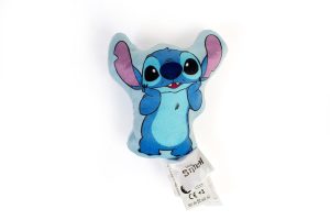 DIMcol Mini Μαξιλάρι 3D Disney Home Stitch 193 15 cm Sky Blue 100% Velboa