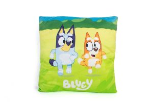 DIMcol Βελούδινο Μαξιλάρι BBC Studios Bluey 09 38X38 Green 100% Velboa
