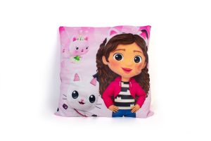 DIMcol Βελούδινο Μαξιλάρι DreamWorks Gabby's Dollhouse 03 38X38 Pink 100% Velboa