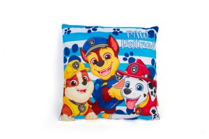 DIMcol Βελούδινο Μαξιλάρι Nickelodeon Paw Patrol 46 38X38 Blue 100% Velboa