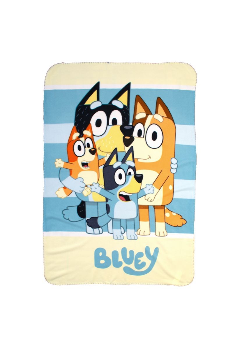 DIMcol Κουβέρτα Fleece BBC Studios Bluey 55 100X140 Blue 100% Polyester