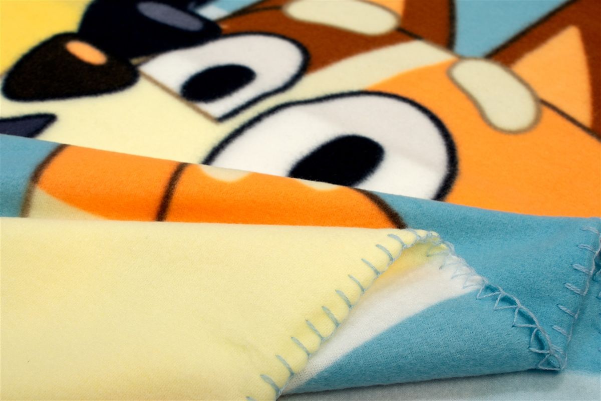 DIMcol Κουβέρτα Fleece BBC Studios Bluey 55 100X140 Blue 100% Polyester - Image 2