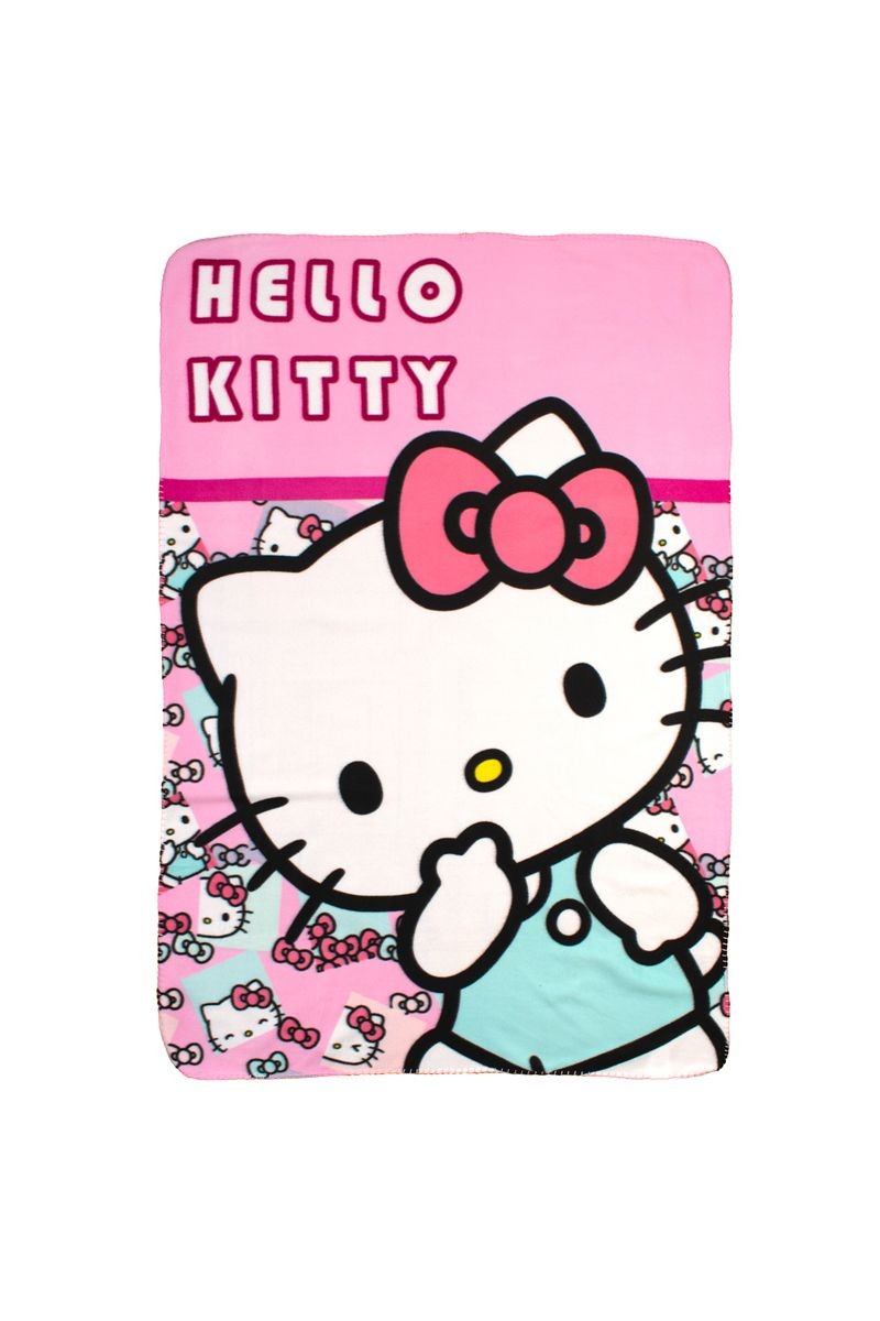 DIMcol Κουβέρτα Fleece Sanrio Hello Kitty 34 100X140 Pink 100% Polyester