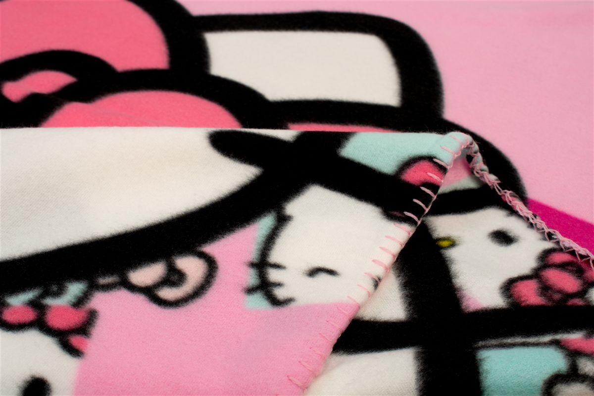 DIMcol Κουβέρτα Fleece Sanrio Hello Kitty 34 100X140 Pink 100% Polyester - Image 2