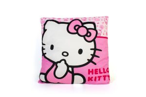 DIMcol Βελούδινο Μαξιλάρι Sanrio Hello Kitty 304 38X38 Pink 100% Velboa