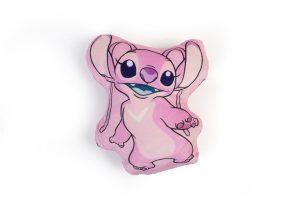 DIMcol Mini Μαξιλάρι 3D AOP Disney Home Angel 697 20 cm Pink 100% Velboa