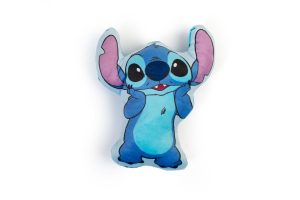 DIMcol Mini Μαξιλάρι 3D AOP Disney Home Stitch 681 20 cm Sky Blue 100% Velboa