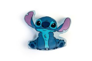 DIMcol Mini Μαξιλάρι 3D AOP Disney Home Stitch 684 20 cm Sky Blue 100% Velboa