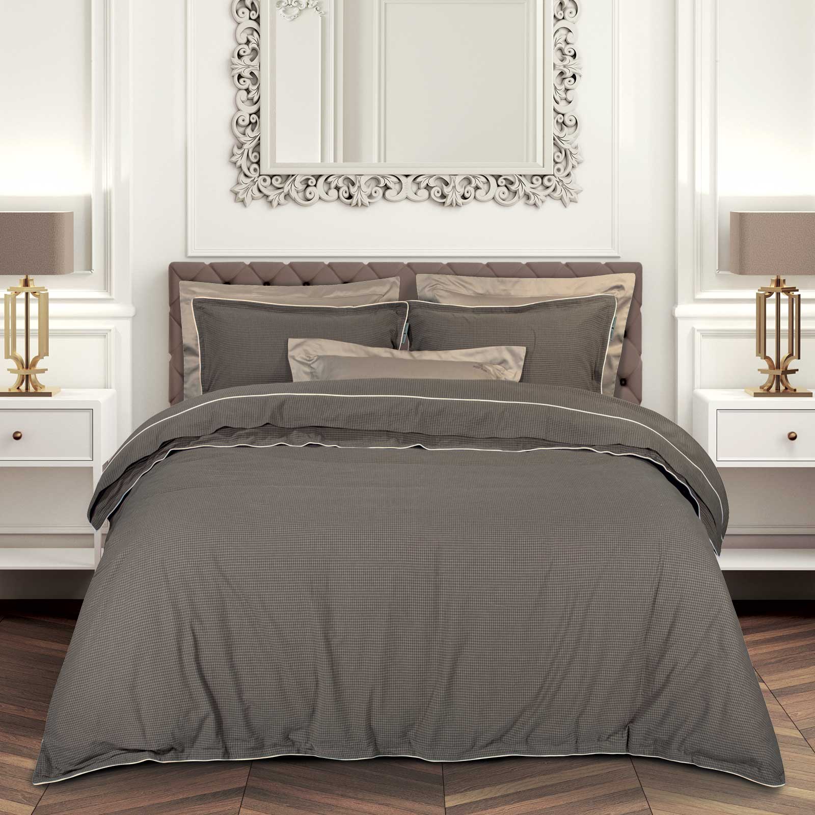Greenwich Polo Club Σετ Σεντόνια Essential 2375 King Size 250x270 DARK TAUPE
