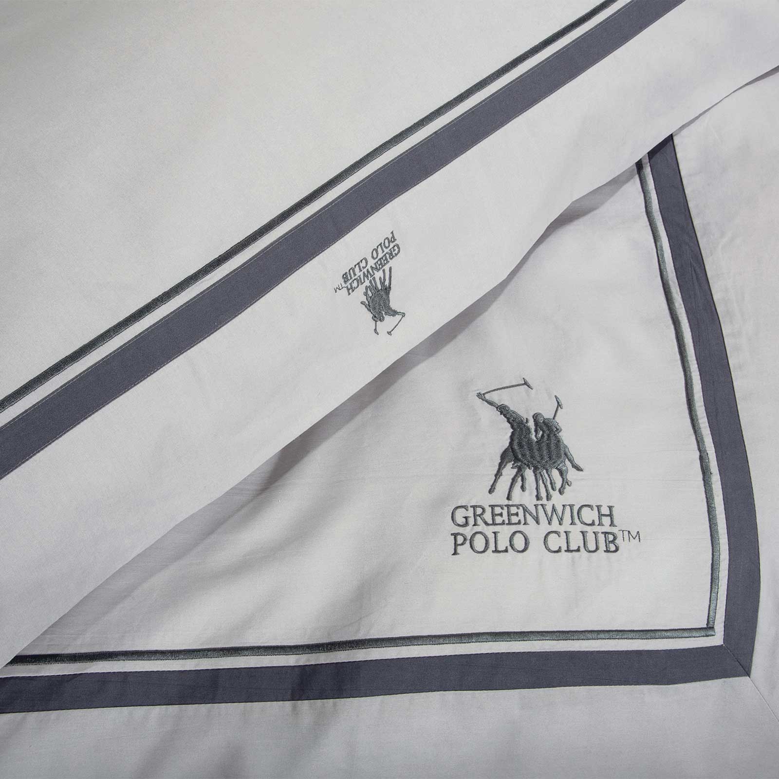 Greenwich Polo Club Παπλωματοθηκη Σετ Υπερδιπλη 2175 Γκρι - Image 7