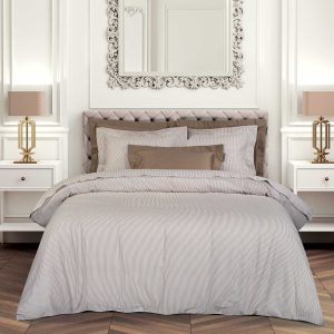 Greenwich Polo Club Παπλωματοθηκη Υπερδιπλh 220X240 Loft 2389 Taupe Taupe