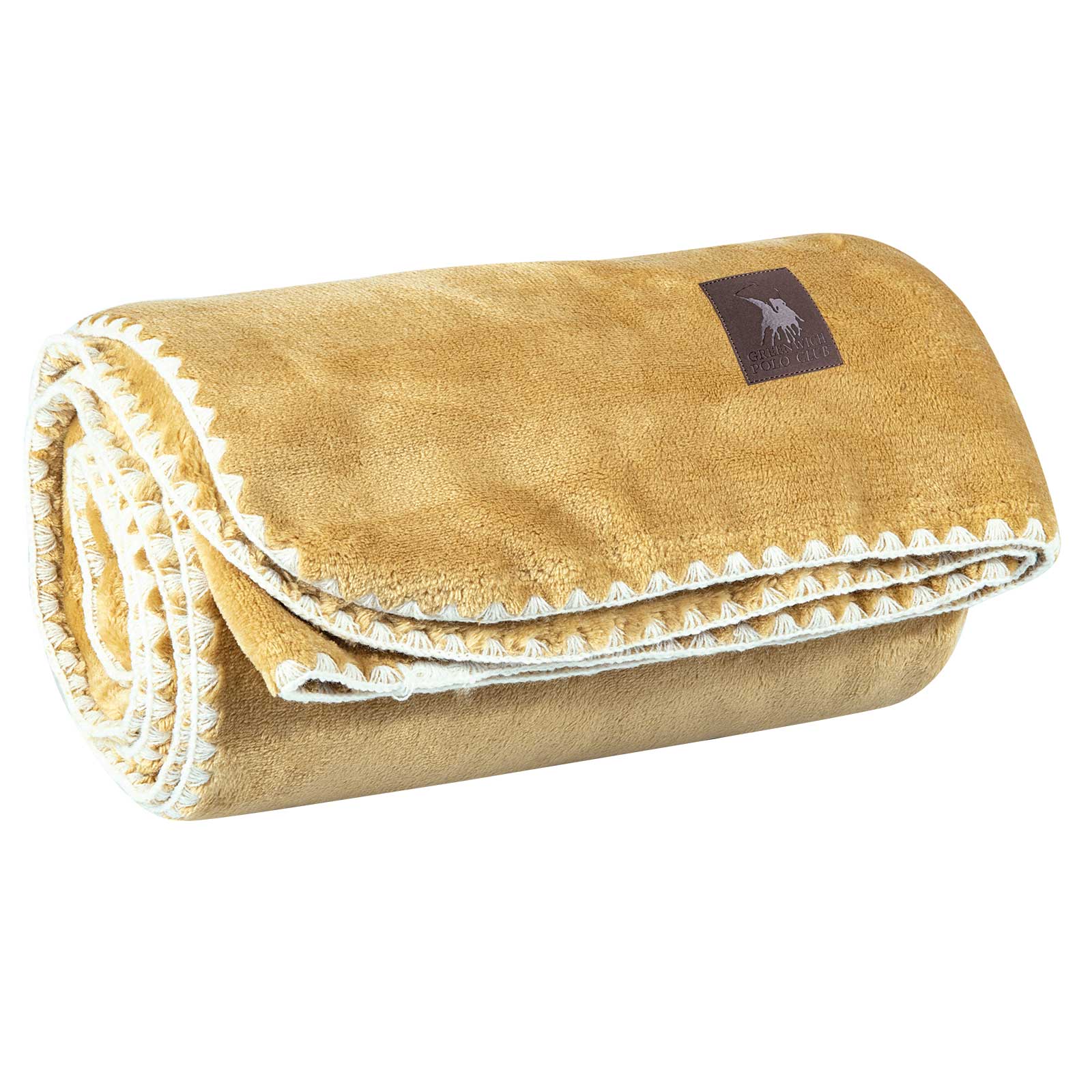 Greenwich Polo Club Κουβερτα Καναπε Fleece 130Χ170 Essential 4441 Ochre Ochre - Image 6