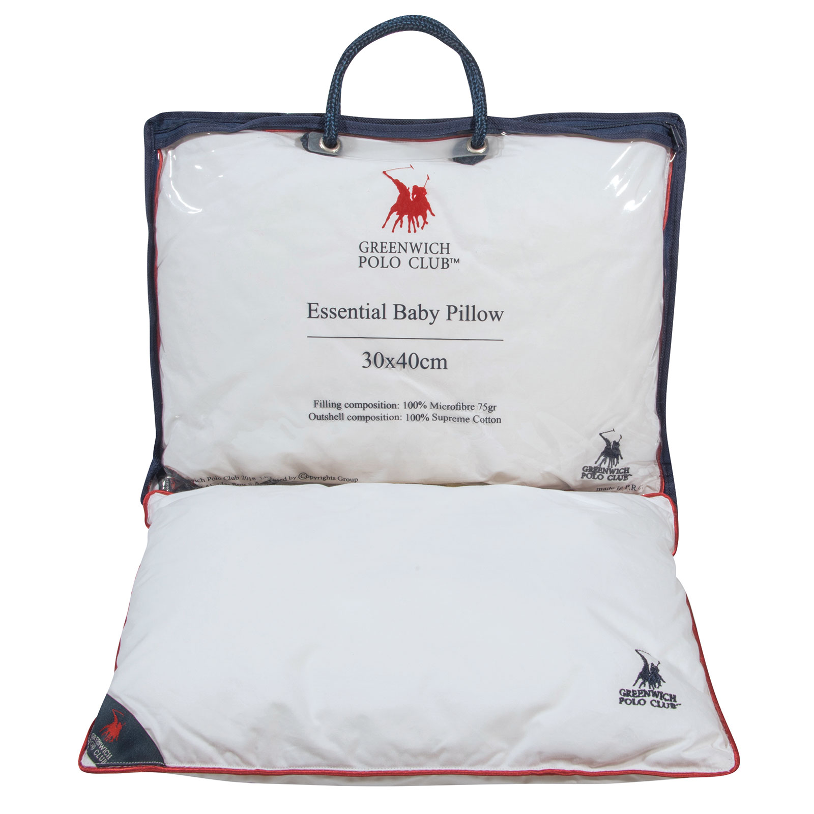 2982 Greenwich Polo Club Μαξιλάρι Βaby 30x40 Λευκο - Image 3