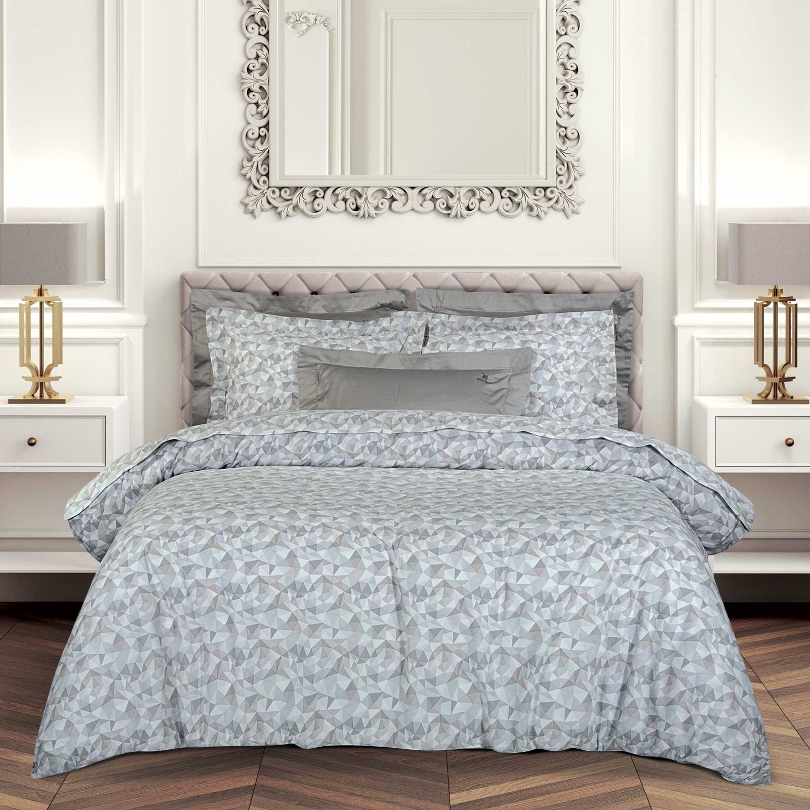 Greenwich Polo Club Σεντόνι Υπέρδιπλο Loft 240x260 2378 Beige-Grey - Image 2