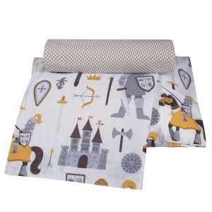 Greenwich Polo Club Σετ Σεντονια Κουνιας Essential 8861 Cream - Grey Cream - Grey