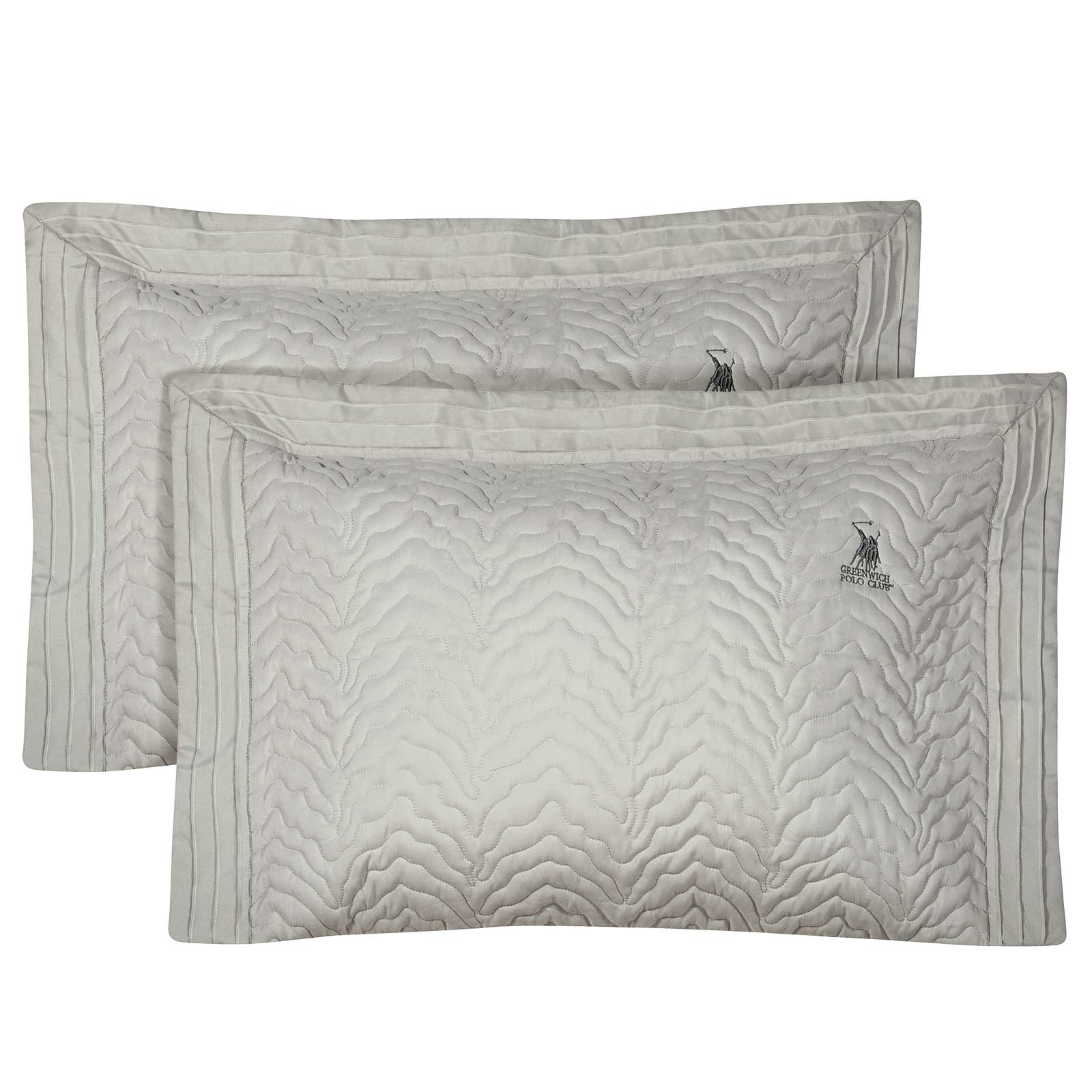 Greenwich Polo Club Ζεύγος Μαξιλαροθήκες Classic 50x70+8 2353 Grey - Image 3