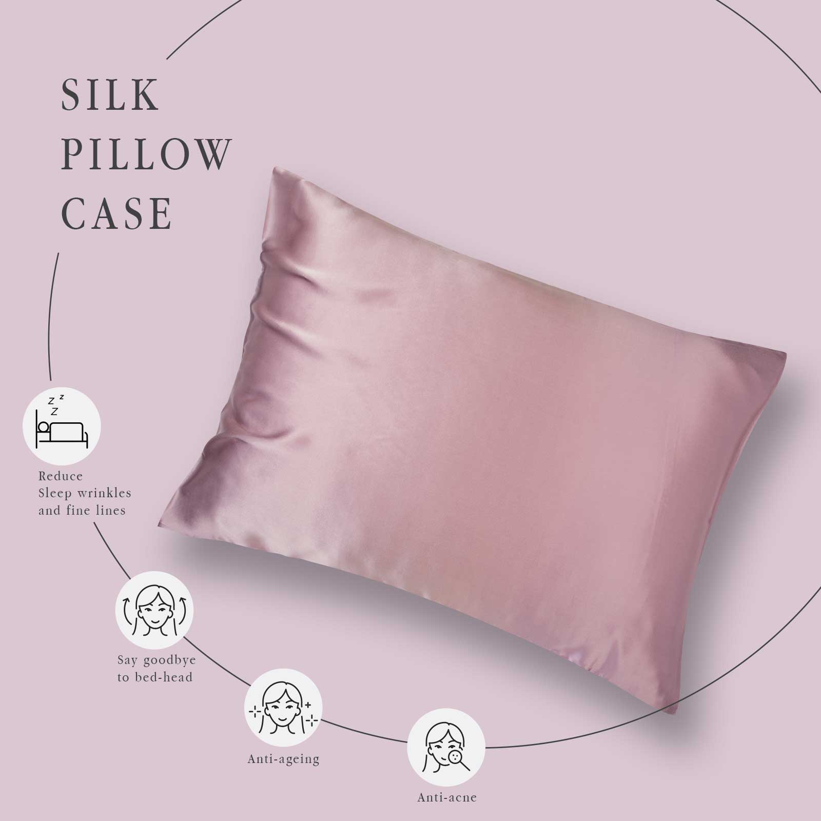 Greenwich Polo Club Μαξιλαροθήκη Silk Essential 2382 50x70 SILVER - Image 3